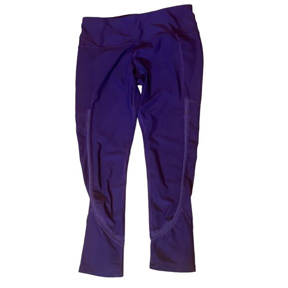 Apana Purple Yoga Leggings Pants Size Medium M - Picture 10 of 10